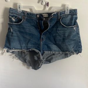 Abercrombie & fit jean shorts mom shorts